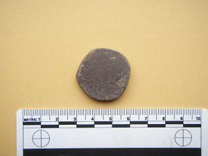 Medieval stone gaming counter
