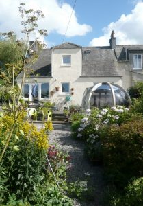 Present day rear of house and garden