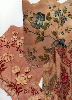 Original wallpaper found on staircase